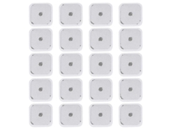 20 Pads Elétricas Tens Reutilizáveis 5x5cm Autoadesivas Compatíveis com Beurer e Unidades Tens Padrão 3.5mm