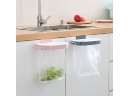 Suporte para Sacos de Lixo em Conjunto de 2, Organizador Suspenso, Azul e Rosa, Abs Ecológico | S/MARCA