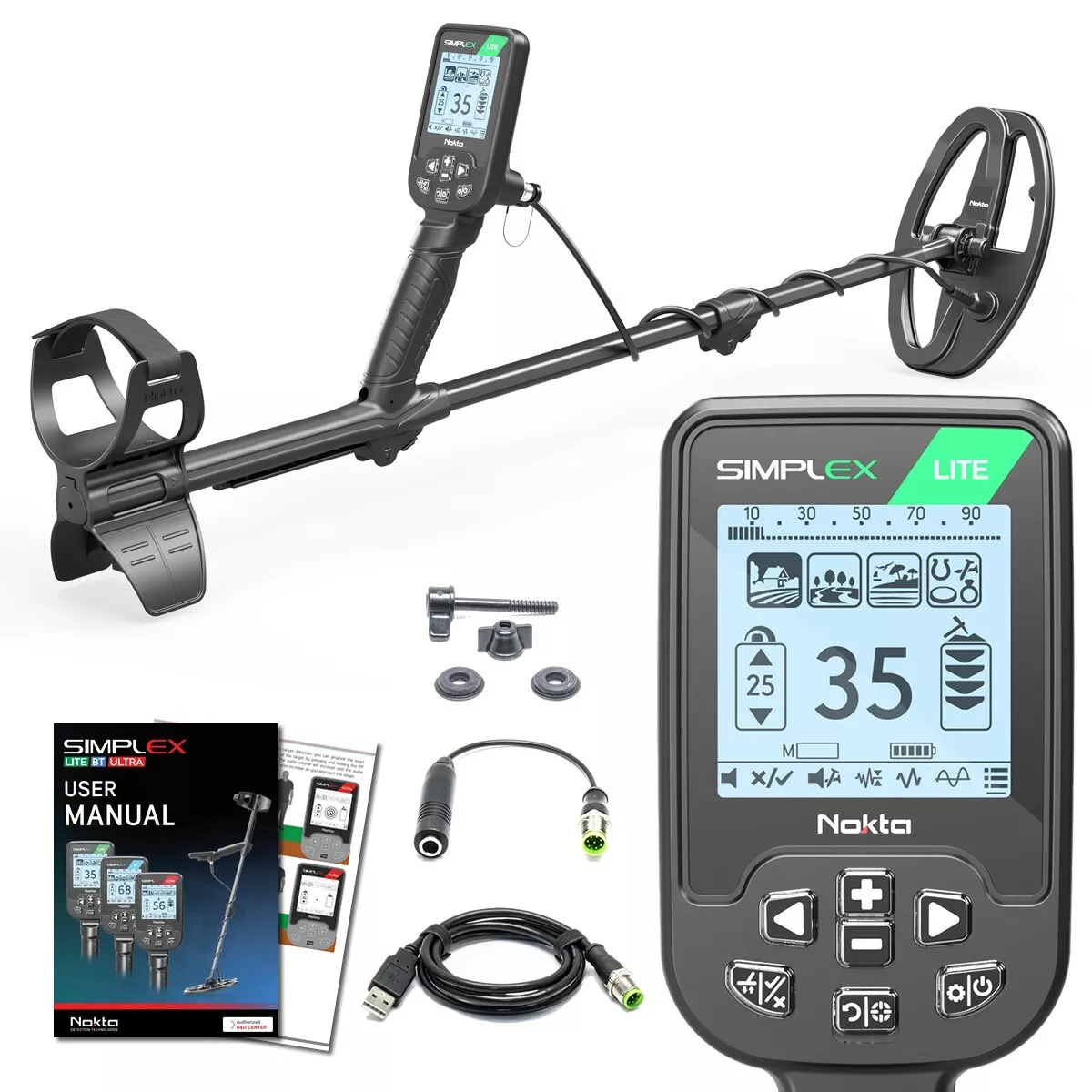 Detetor de Metais NOKTA DETECTION TECHNOLOGIES Detection Technologies Simplex Lite