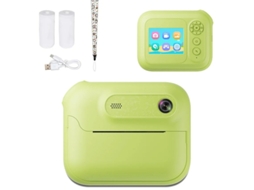 Câmera digital Yizhood HD para adolescentes, com vários efeitos de filtro, portátil, rosa, recarregável por USB, verde