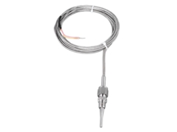 Sonda Termopar Tipo K Ajustável 1/8 Polegada Npt Aço Inoxidável Com Cabo De 3 Metros