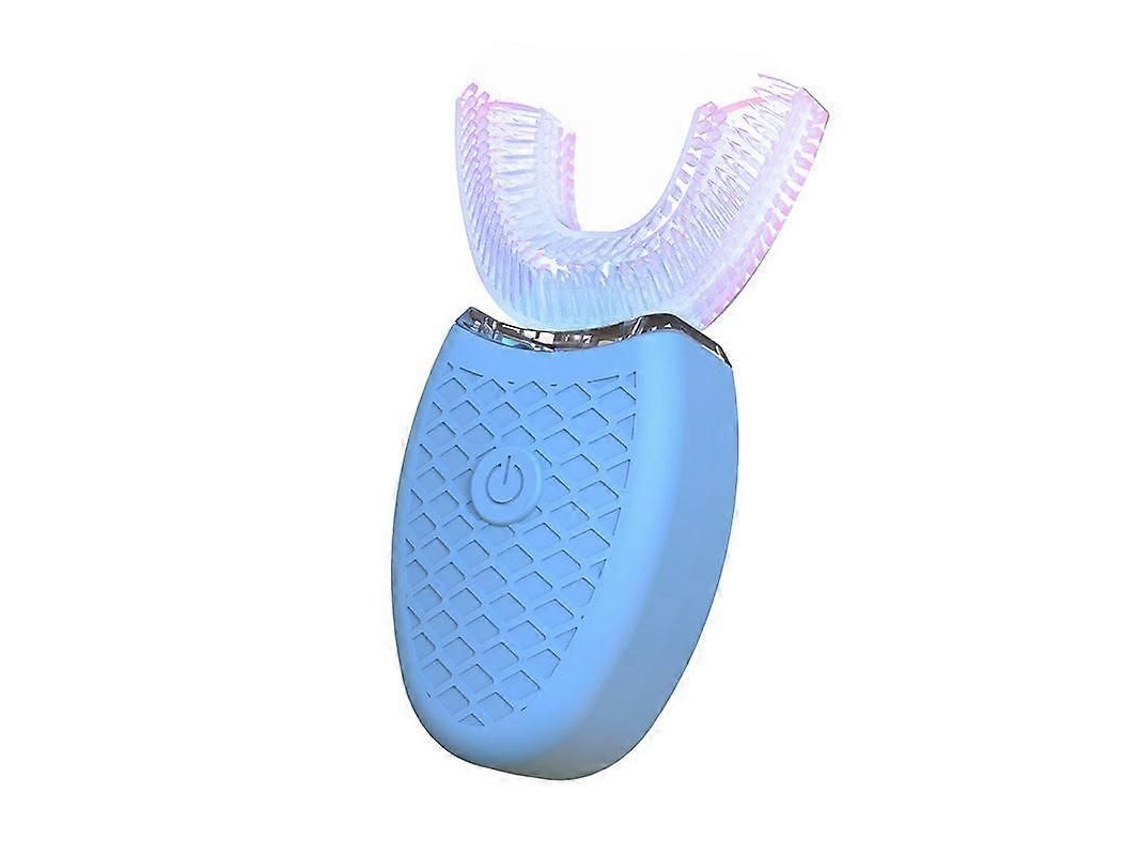 Escova De Dentes Elétrica Automática Em Formato De U Para Adultos, Com Clareamento Acústico, À Prova D'água, De Silicone, Ideal Para Aparelhos Or