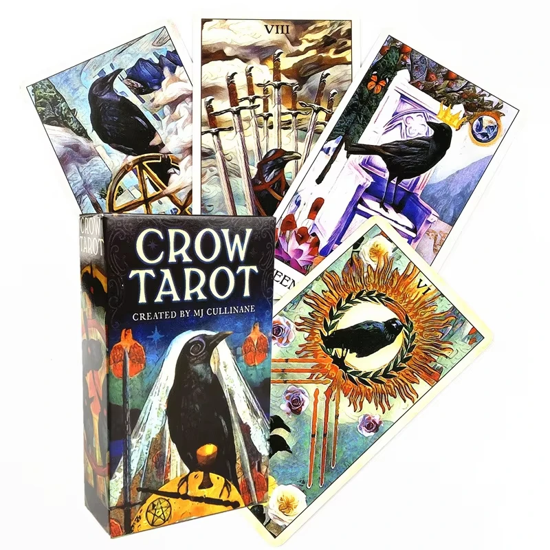78 Cartas De Tarô Do Corvo, Um Baralho De Tarô Para Adivinhação E Leitura Da Sorte, Guia Em Pdf