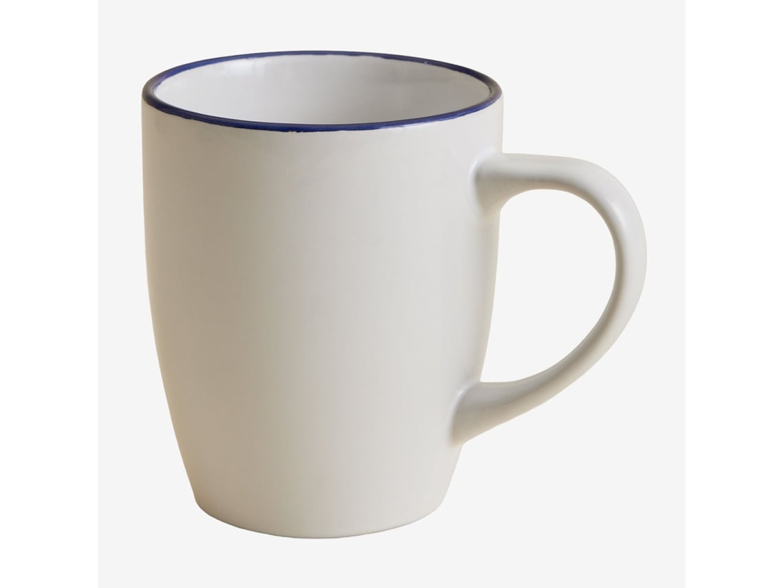 Sklum Pack De 2 Chávenas De Café 34 Cl Em Grés Ronilena Grés Branco Gardenia - Azul Ken                                                        34 Cl