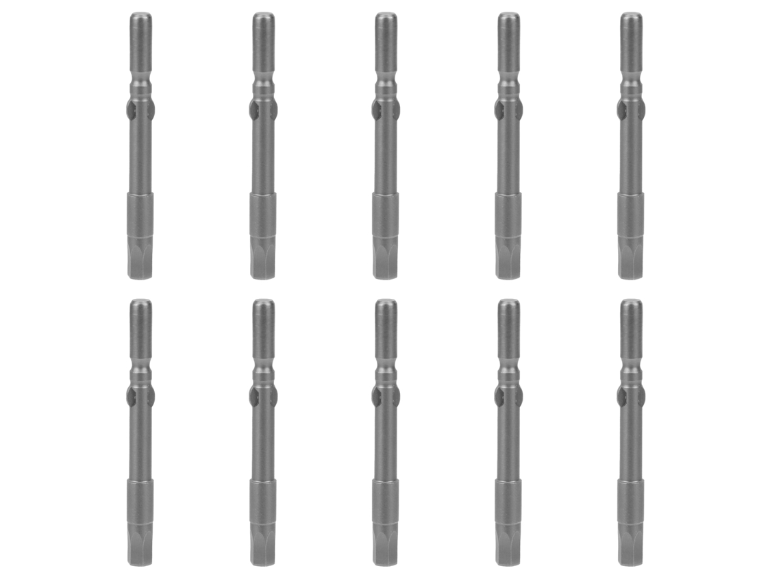 Bits Parafusadeira Elétrica Hexagonal 5mm Magnética 10pcs | S/MARCA