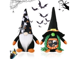 Adorno De Pelúcia Gnome Sueco De Halloween, 2 Unidades Boneco Gnome Ornamental Assustador Tomte Anão
