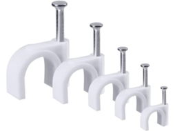 Conjunto De 500 Abraçadeiras Redondas Com Pinos Aço, Abraçadeiras Agptek Em 5 Tamanhos Diferentes: 4 Mm/5 Mm/6 Mm/8 Mm/10 Mm