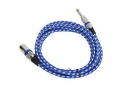 Cabo Xlr para 6.35mm, 1/4 Polegada, Macho, Microfone, 3m, Cobre Sem Oxigênio | S/MARCA