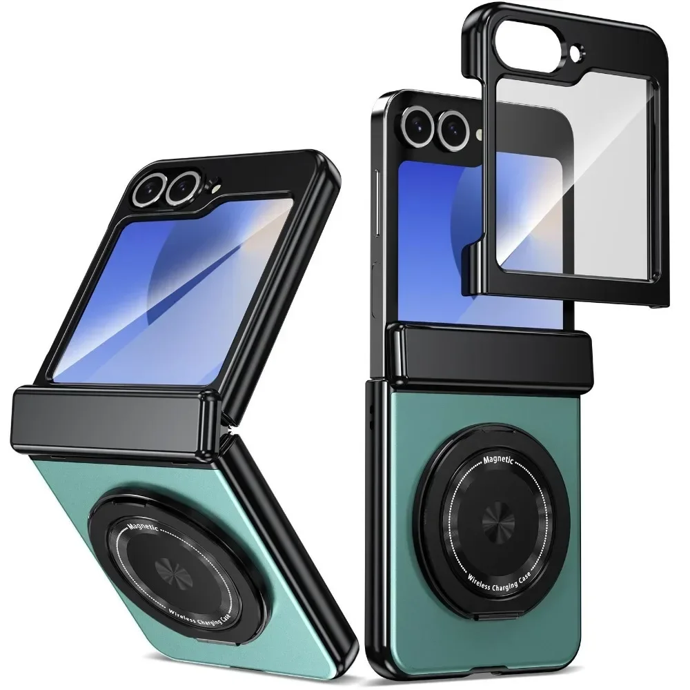 (verde, Galaxy Z Flip4) Capa De Celular Elegante Em Silicone Macio Com Alça Transversal Ajustável Para Proteção.