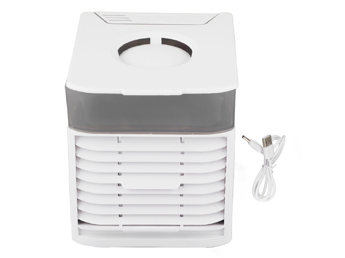 Mini Climatizador Portátil Usb com 7 Cores de Luz e Névoa para Quarto Escritório e Camping AQUAFORGE