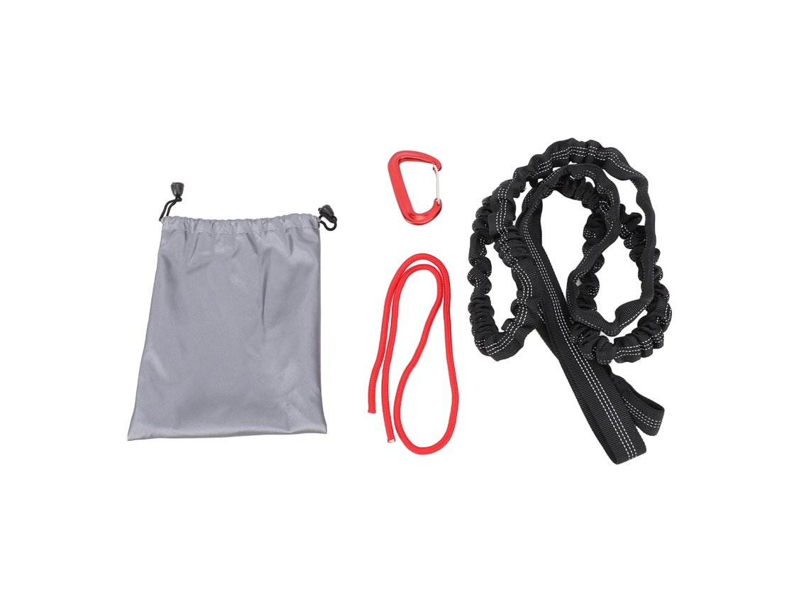 Corda De Remo Para Bicicleta Elástica De Nylon Alta Resistência Portátil Para Mountain Bike Outdoor Preta