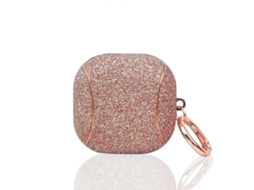 Capa Protetora Para Fones De Ouvido Sem Fio Com Pó De Glitter Galvanizado Para Samsung Galaxy Buds 2 Pro