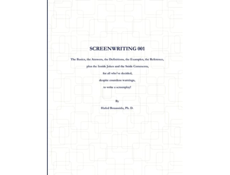 Livro Screenwriting 001 de Hafed Bouassida (Inglês)