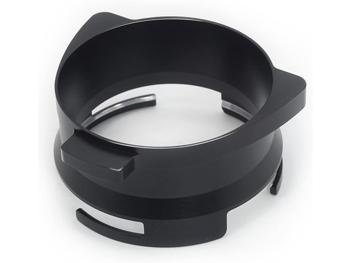 Anel de Dosagem de Café Funil de Dosagem 54 Mm Alumínio Compatível com Sage Delonghi Braville Filtros Preto ZYBLSSBB