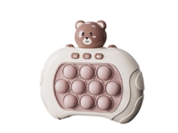 Primerox jogo de Push Rápido Portátil Educativo com Luzes Brinquedo Eletrônico Urso