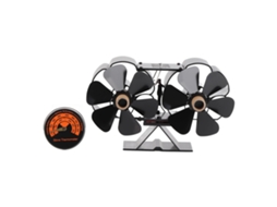 Laxiscreed Ventilador De Lareira Movido Por Energia Térmica, Silencioso E Com Elevado Volume De Ar Para Aquecimento Eficiente