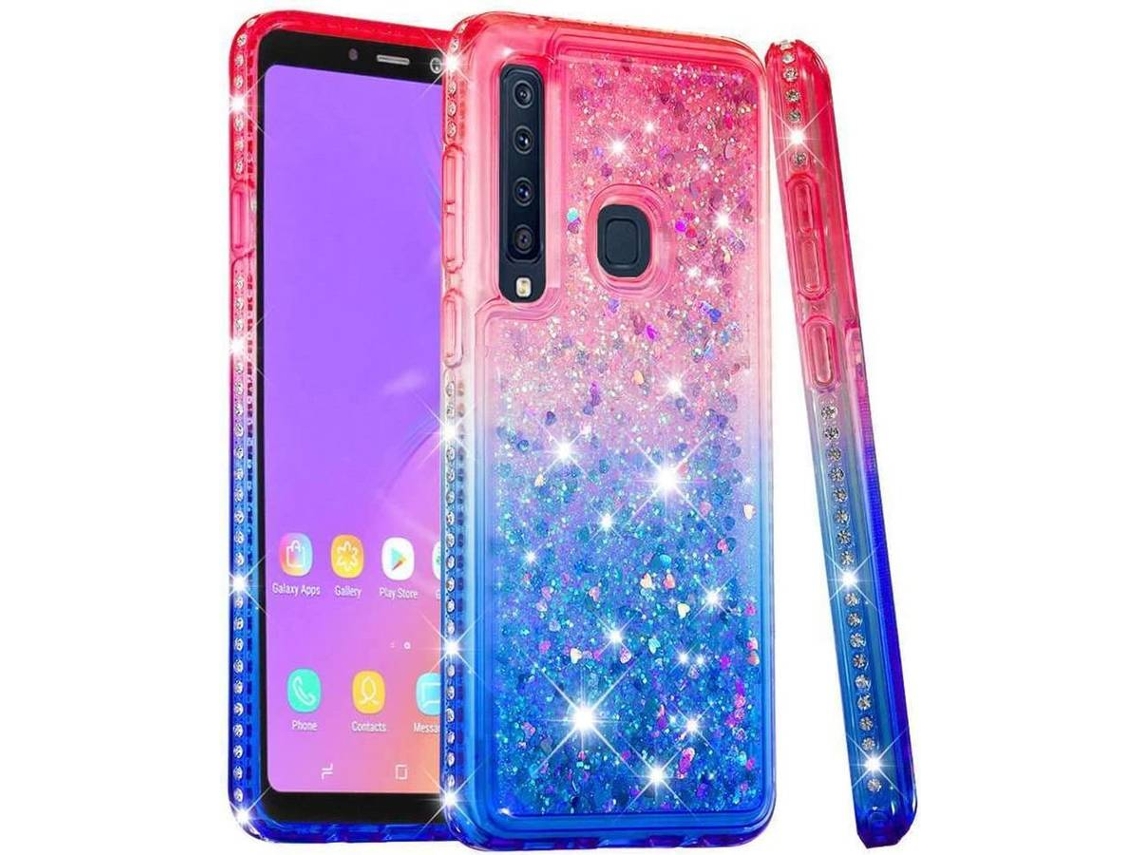 Capa Samsung Galaxy A9 2018 HONGWE. Rosa/Azul