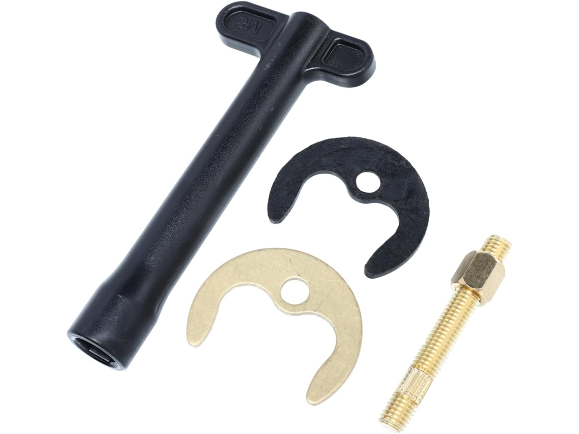 Kit De Montagem Torneira Kombuida Com Peça Em Cobre Formato Ferradura Para Instalação Pia Fácil Usar E Instalar