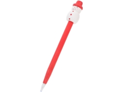 Caneta Esferográfica Natalina Nuobesty Com Estampa De Boneco Neve,