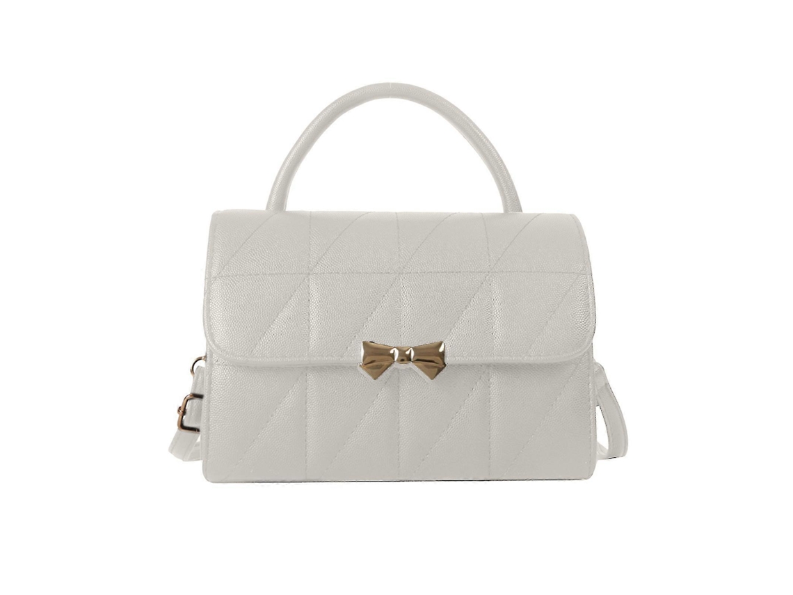 Bolsa Elegante Decorada Com Borboletas Para Mulheres, Design Elegante, Bolsa De Pu Durável, Escolha Perfeita Para Mulheres Elegantes, Branca Giecy