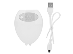 2026 luz Noturna para Inodoro com Sensor de Movimento, 16 Cores, Carga Usb e Luz Uv Led para Banheiro