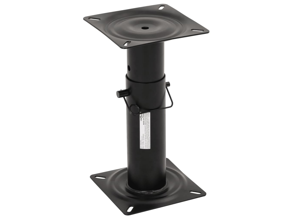 Vidaxl Pedestal Para Assento De Barco Ajustável 28-45,5 Cm Aço