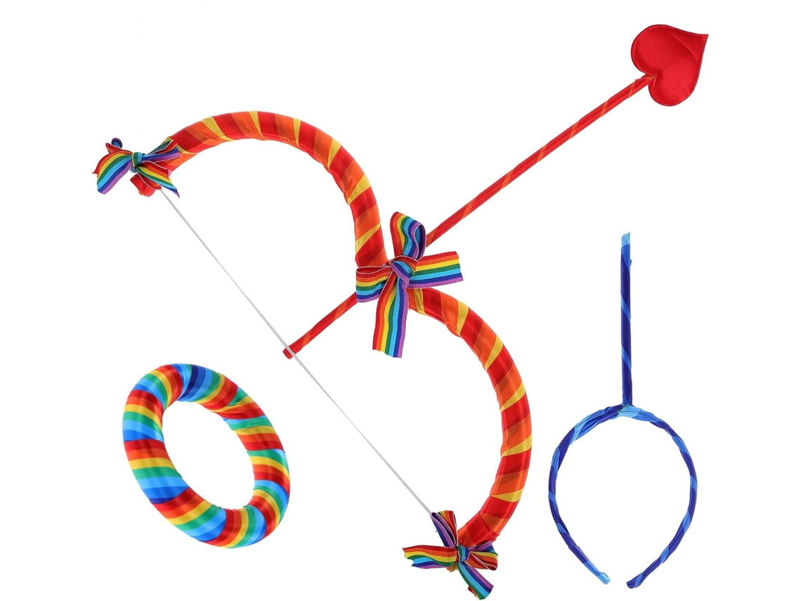 Acessório Para Cosplay De Cupido: Arco E Flecha - Tiara De Espuma Leve E Reutilizável
