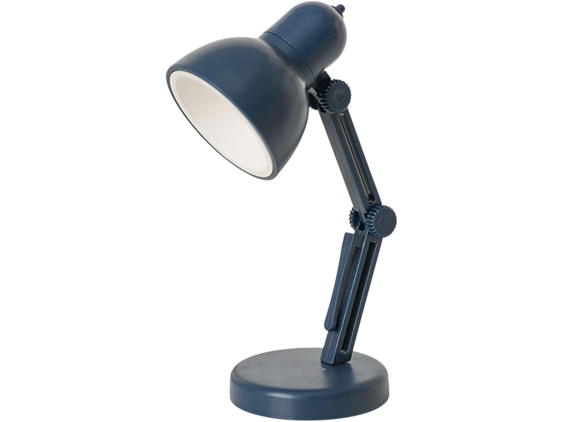 Luminária De Mesa Led Ajustável Com Clipe Flexível Para Leitura E Cabeceira Funciona A Bateria, Multicolorida