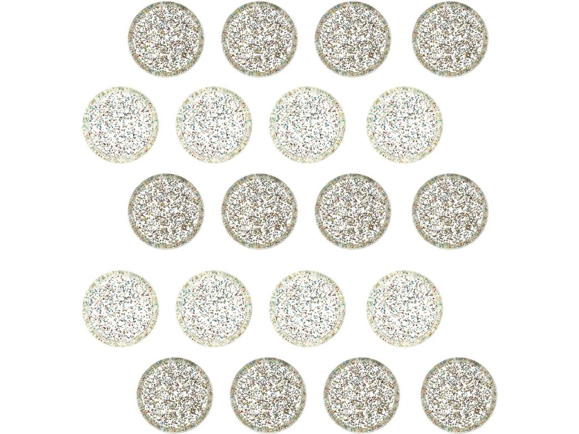 Discos De Plástico Para Fichário Em Tons Pastel De 35 Cm, Pacote Com 30 Unidades, Acessórios Para Fichários De Discos, Gokoco