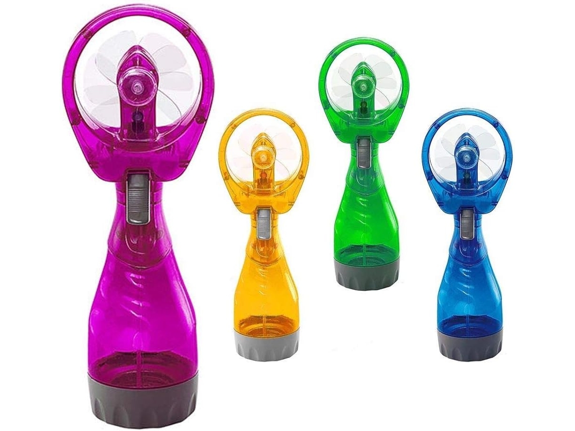 Ventilador com jato de água, resfriamento, portátil, de bolso, formato de garrafa BRILVIBERA