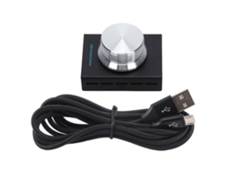 Controlador de volumen Usb Amu001bk con botón y perilla, compatible con Windows, Mac y Android | S/MARCA
