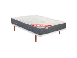 Pack PIKOLIN Cama + Colchão Molas Ensacadas Marisma + 4 Pés (135 x 200 - 60 cm de Altura)