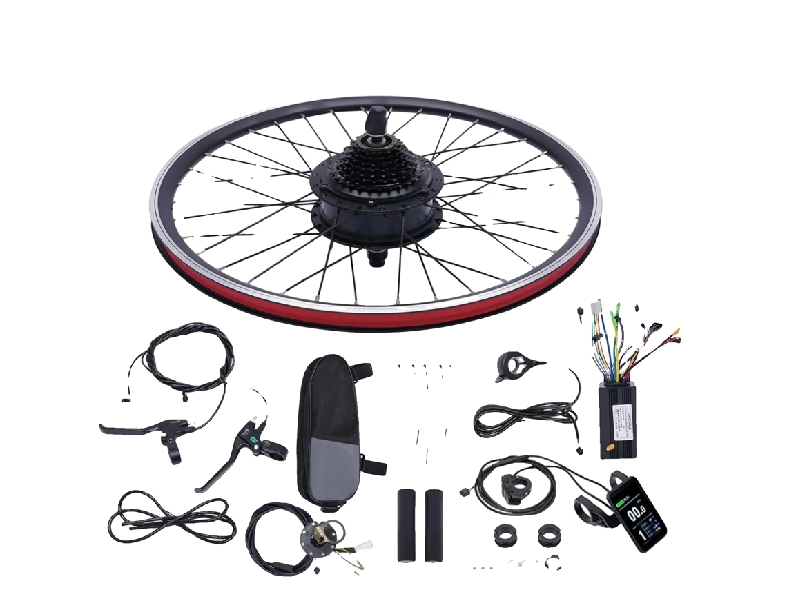 Kit De Conversão Para E-bike, Motor Poderoso, Montagem Fácil, Preto