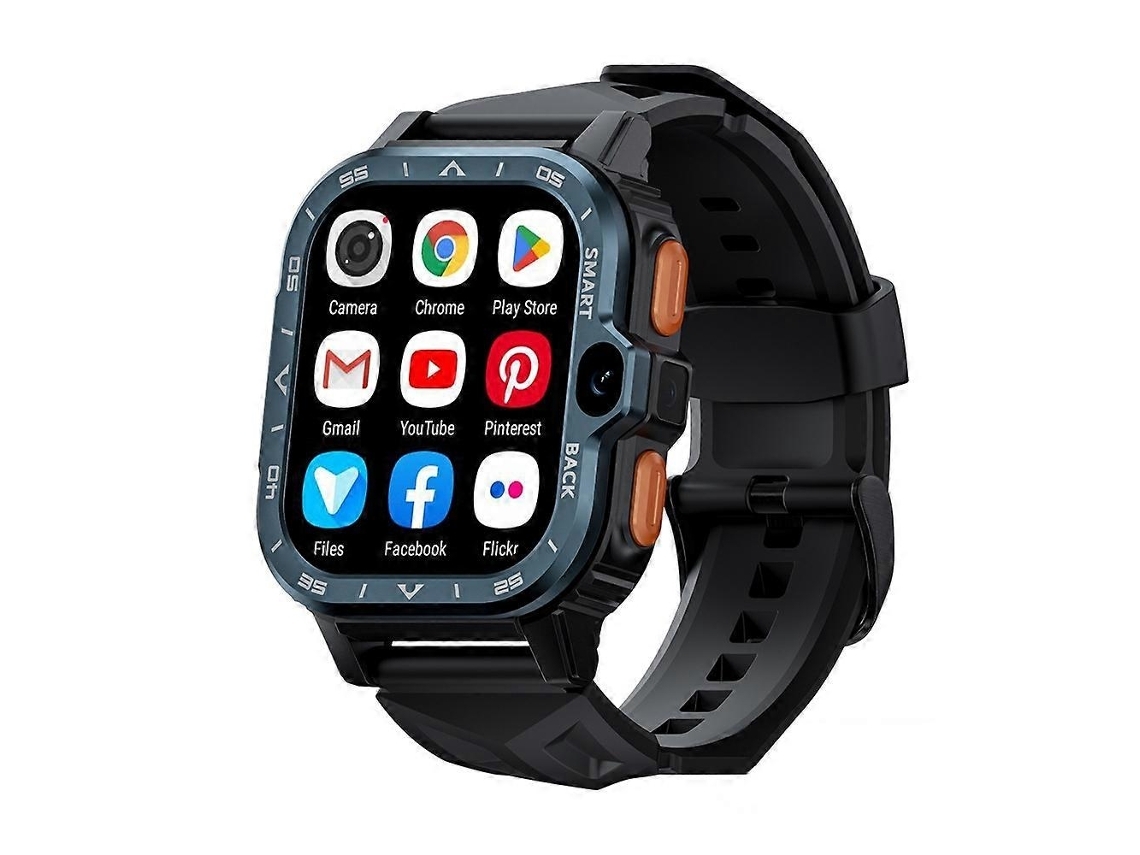Relógio inteligente Lokmat Appllp 4 Max 2,02 polegadas Android 8.1 com rede completa, placa Wi-Fi e Bluetooth Hengrongshen (Outlet Grade A)