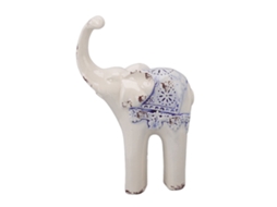 Escultura de Elefante de Porcelana Decorativa MARCA