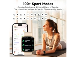 Smart Watch Alexa Integrated Take/Make Calls Fitness Tracker Hd 1.83 Ip68 À Prova Dágua 100 Bestvite Tracker