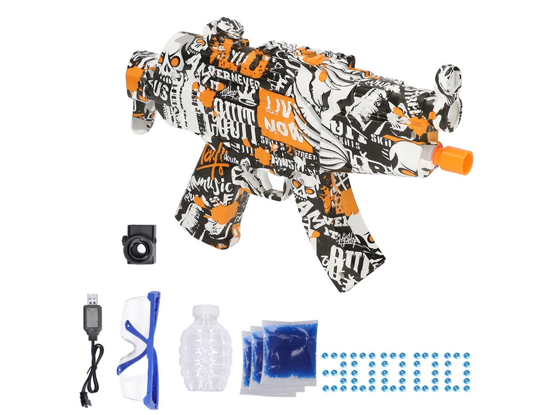 Business Brinquedo de Tiro com Água Elétrico Jogo Automático Bola de Gel para Crianças Acima de 14 Anos Laranja 30000 Bolas