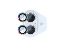 Protetor de Lente Trenzado Iridiscente para iPhone 16 LA CASA DE LAS CARCASAS