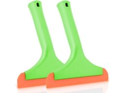 Raspador De Vidro Com Cabo, Rodo De Borracha Flexível, Raspador Para Chuveiro, Para Vidro, Espelhos, Janelas Auto, Casa De Banho, 15 Cm