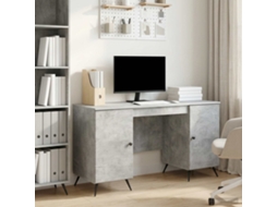 Vidaxl Mesa Cinzento Cimento 142,5 X 50 X 75 Cm Derivados De Madeira