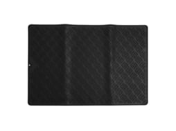 Tapete de silicone para fogão resistente ao calor e água, protetor antiaderente 70x50cm, preto