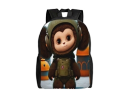 Mochila De Estudante Cheburashka G2, Estilosa E Leve, À Prova Dágua E Com Alça De Ombro Ajustável. Olysi Shop