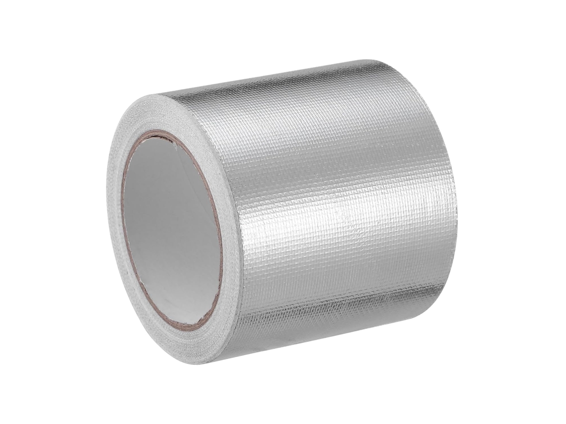 Fita Isolante De Fibra Vidro Para Tubos, Resistente A Altas Temperaturas, Para Reparo E Vedação, Em Alumínio Solustre