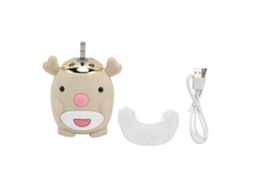 Escova de Dentes Elétrica Infantil em Formato U com Design Fofo Desenho Animado, À Prova D'água, 5 Modos Ção. GOKOCO