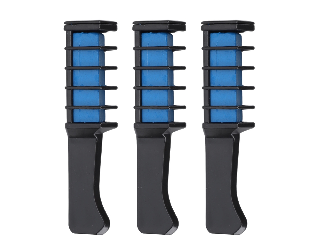 2026 3 Peças de Pente de Tinta Capilar Temporal com Grip Confortável Lavável Mudança de Cor Suave para Meninas
