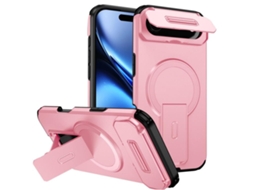 Capa Com Suporte Magsafe Para Iphone Air - Abertura Deslizante Com Proteção De Câmara