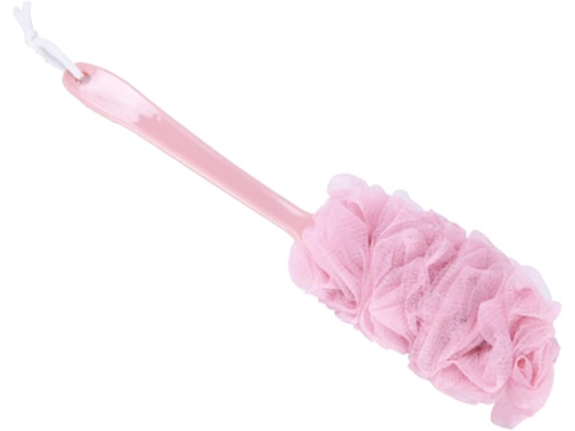 Escova De Banho Com Cabo Longo, Bola De Banho Esfoliante, Esponja De Banho Para Limpeza Corporal