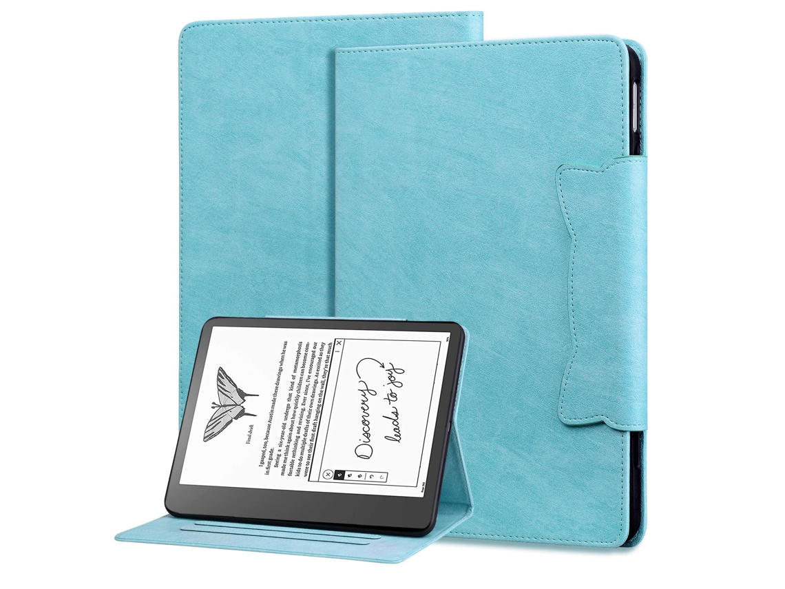 Capa Protetora Elysve Para Kindle Scribe 10,2 Polegadas Azul