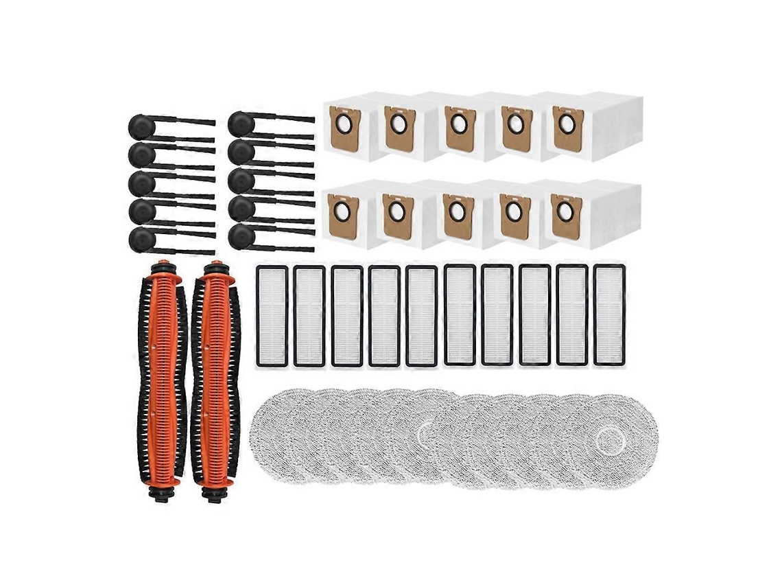 Conjunto De 42 Peças De Acessórios Para Aspirador De Pó Xiaomi Mijia M40s/ov31cn: Escova Principal, Escova Lateral, Filtro E Sacos De Pó.
