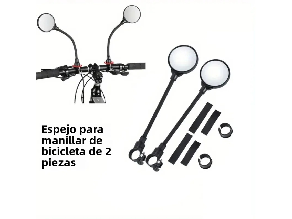 Lurelia Espelhos Retrovisores Para Bicicleta Ajustável E Absorção De Impactos Universal